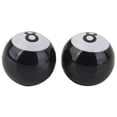 thumbnail image 1 of 2 x No. 8 Ball bike tyre tire wheel stem air valve dust cap cover,2 x Tire Valve Cover,black, 1 of 4