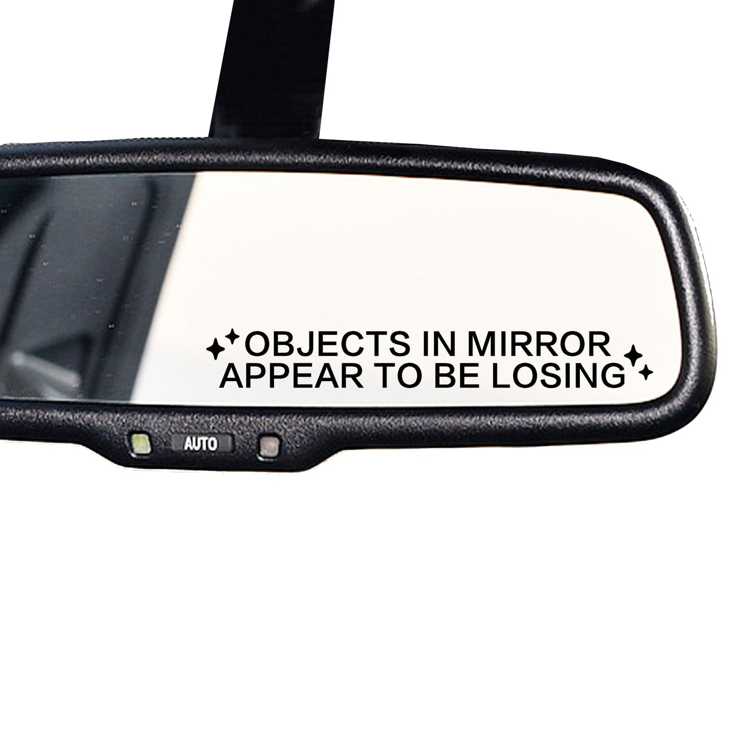 2 x Objects in Mirror Appear to Be Losing Decal, Funny Car Decal, Mirror Sticker, Rear View