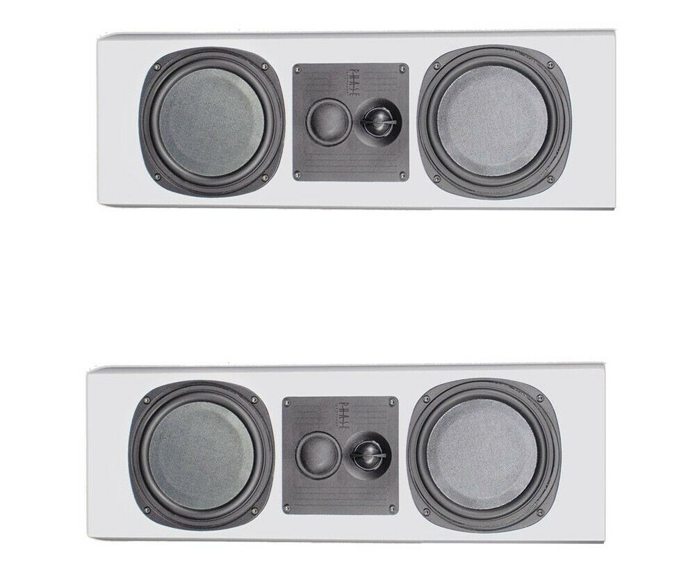 2 x PhaseTech PC3.5 White Center Channel Speaker 250W 4Ohm Home Audio - image 1 of 7