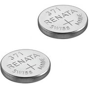 2 x Renata - 371 SR920SW - Wrist Watch Battery