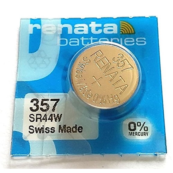 2 x Renata Button Cell Batteries 357 SR44 W 13 GS