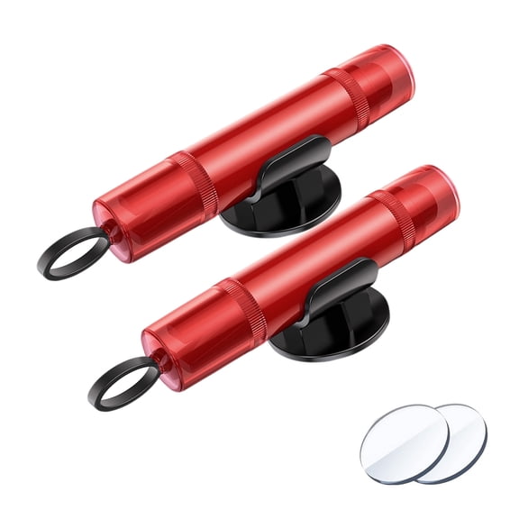 Vermillious 2Pack Car Window Breaker and Seatbelt Cutter,Auto Rescue Tool,Safe Hammer Car Window Breaker for Land and Underwater,Car Emergency Hammer,Emergency Car Kit