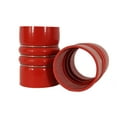 thumbnail image 1 of 2 x Silicone Red Hump Hose Charge Air Cooler 4" X 6" Truck Peterbilt Kenworth, 1 of 4