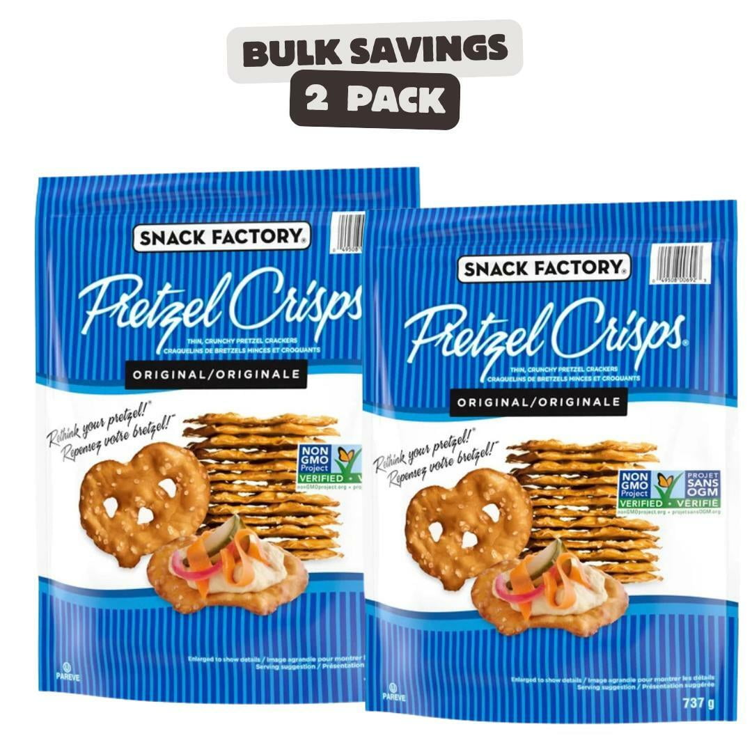 2 x Snack Factory Pretzel Crisps