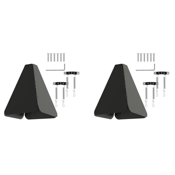 2X Anti-Rust Squirrel Baffle Foldable Hanging Squirrel Flapper Wrap Around Squirrel Proof Baffles Outdoor Garden Decor