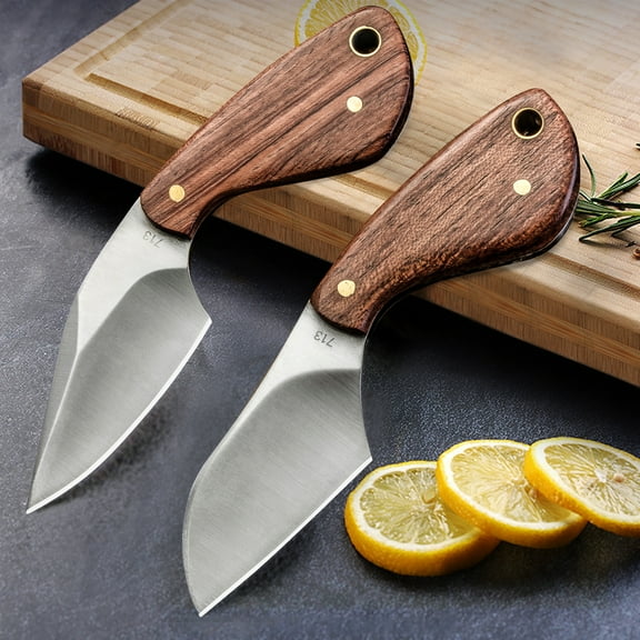 2 x Stainless Steel Small Hunting Knife Kitchen Knife