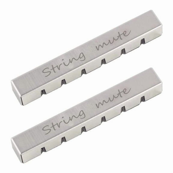 2 x String Dampeners-Black&silver