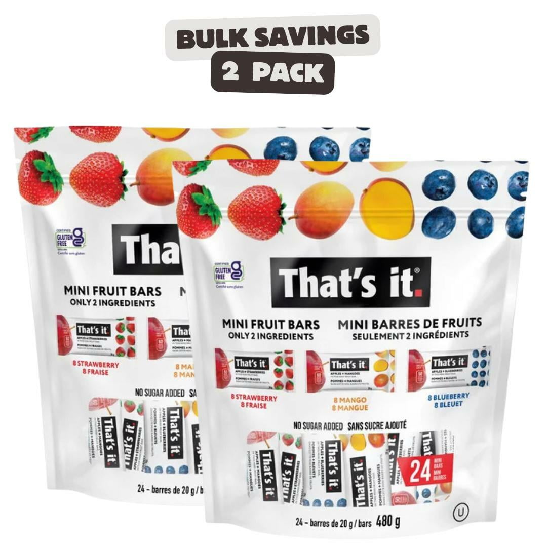 2 x  That’s It. Mini Fruit Bars, 24 bars each