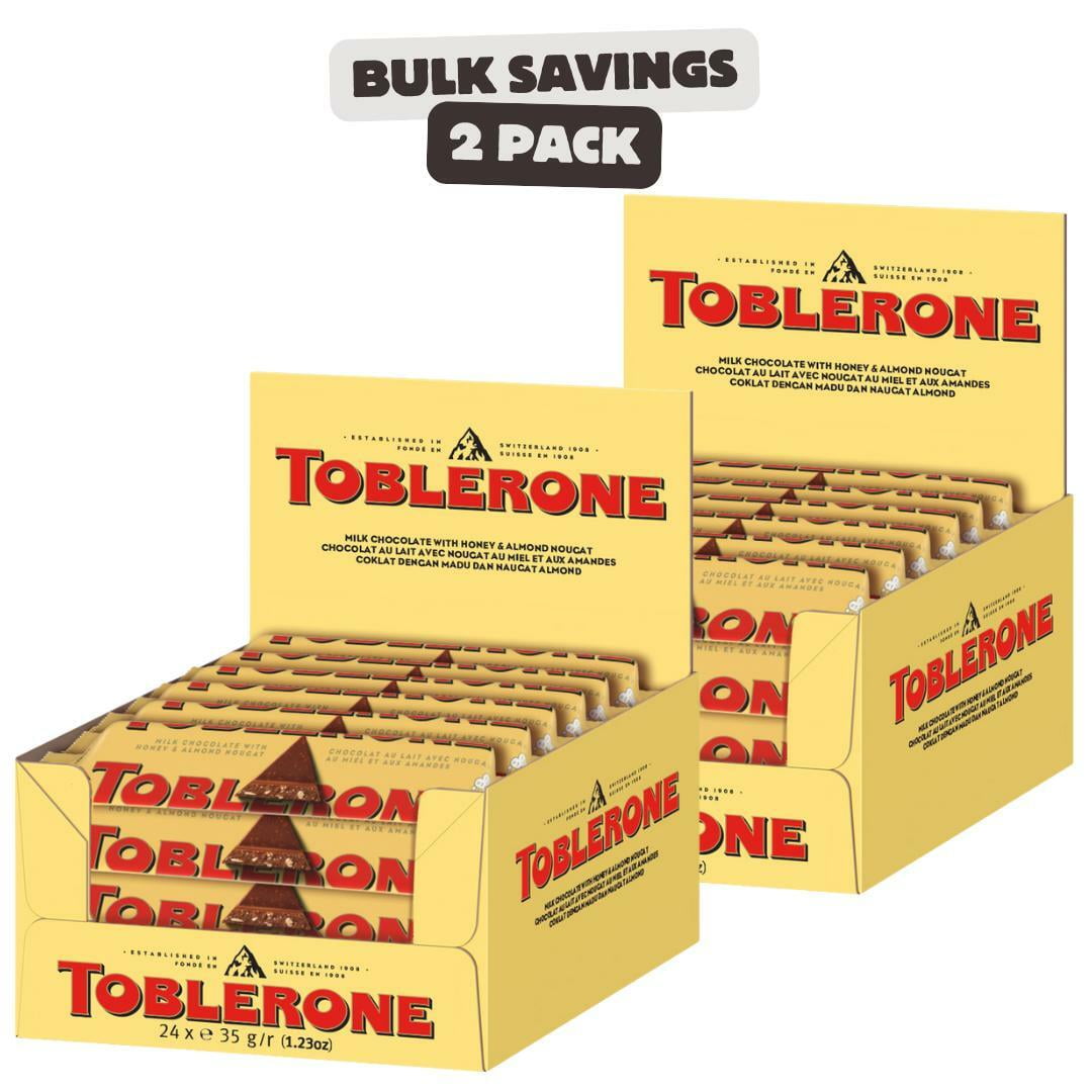 2 x Toblerone Chocolate Bar (24 x 35 g) each - Walmart.com, image size:1080x1080