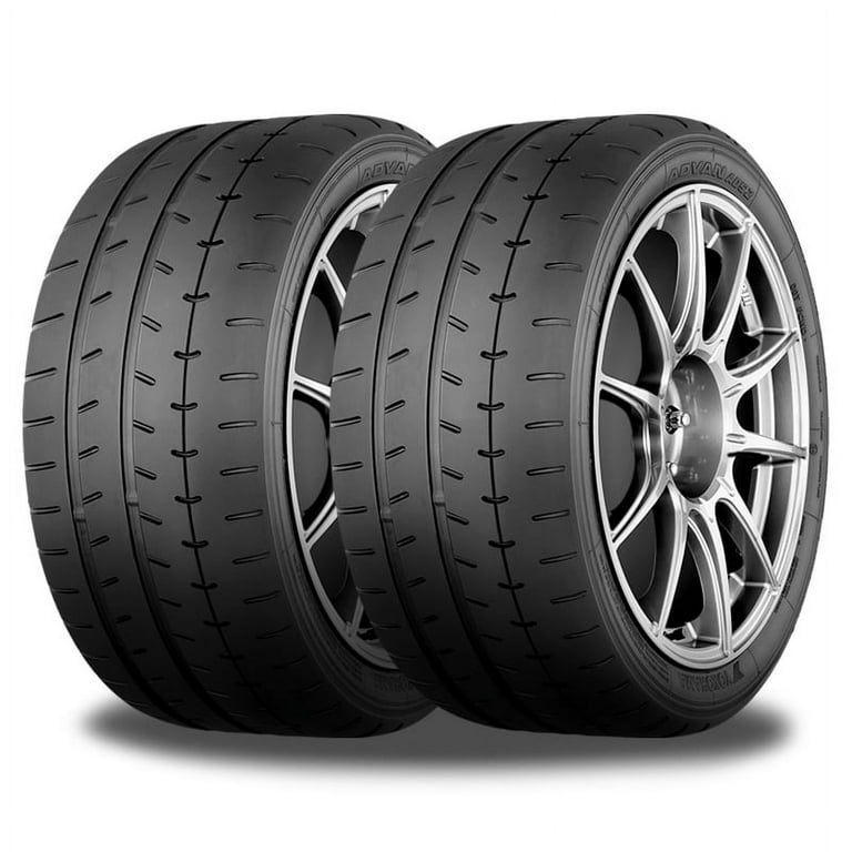 245/40R17 Yokohama Advan A052 95W XL Black Wall Tire 110105278