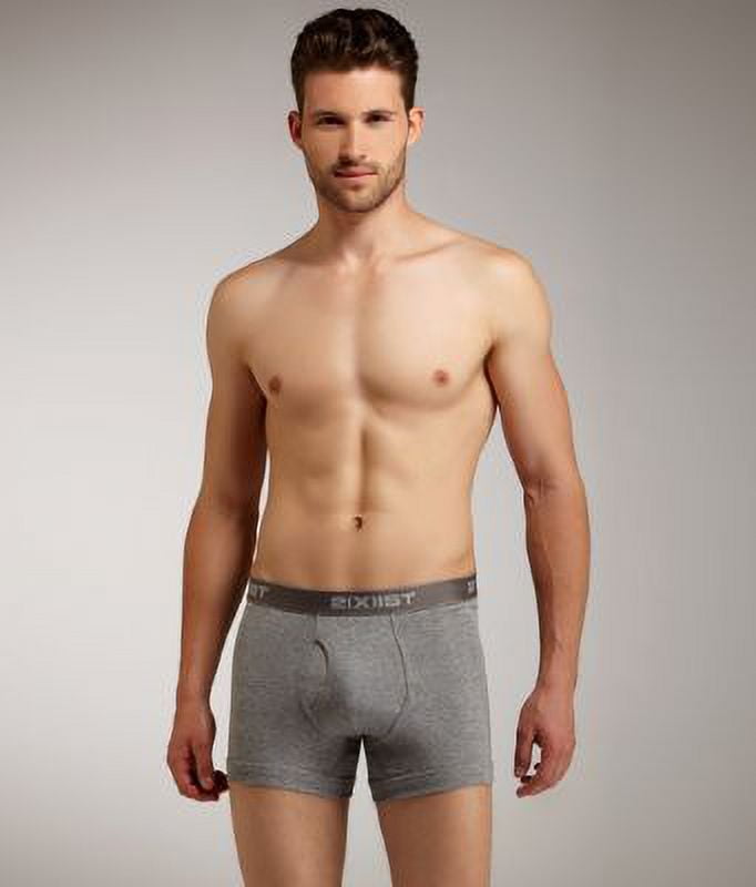 2Xist Underwear 3 pack Cotton Contour Pouch Briefs Blk, Gry, Char (S) 