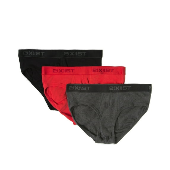 2(x)ist Mens Essential No-Show Brief 3-Pack Style-3102032003