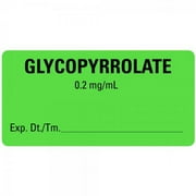 2x1 GLYCOPYRROLATE Medical Healthcare Labels