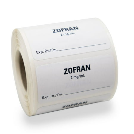 2"x1" ZOFRAN Labels