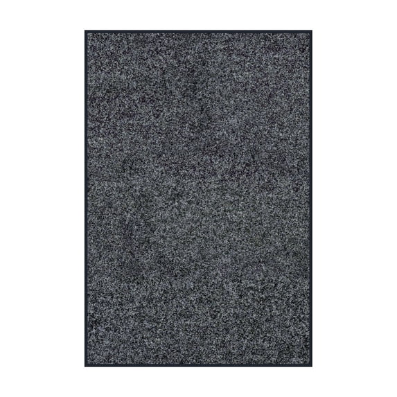 Koeckritz Rugs Grizzly Grass Slate Grey Indoor/Outdoor Turf Area Rug, 2' x 10'