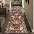 thumbnail image 1 of 2'x10' Runner Rugs, Yamaziot Vintage Washable Hallway Rug Runner with Rubber Backing, Non-Slip Distressed Carpet Floor Mat for Bedroom, Kitchen, Laundry, Entrance, 1 of 8