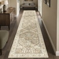thumbnail image 1 of 2'x10' Runner Rugs, Yamaziot Vintage Washable Hallway Rug Runner with Rubber Backing, Non-Slip Distressed Carpet Floor Mat for Bedroom, Kitchen, Laundry, Entrance, 1 of 9