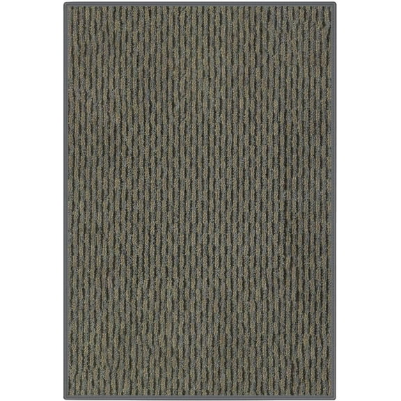 2'x12' Wrought Iron - Indoor Outdoor Area Rug Carpet Runners with a Premium Fabric Finished Edges
