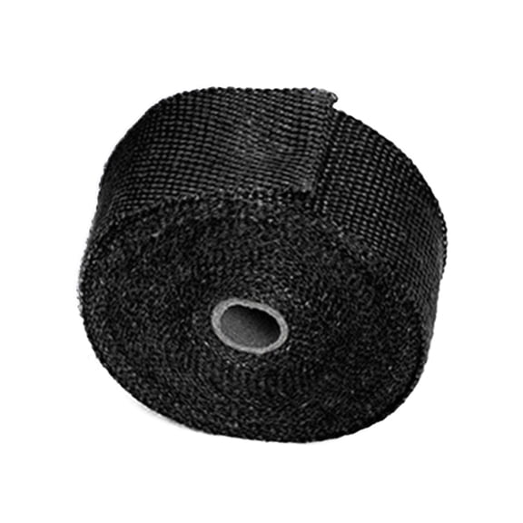 2"x16ft Black Fiberglass Exhaust Heat Wrap Roll for Motorcycle Heat Tape Heat Insulation Roll Tape
