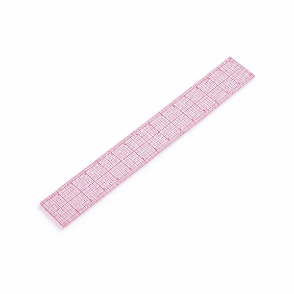 2"x18"r Sewing Graph Ruler - Plastic Pattern Grading