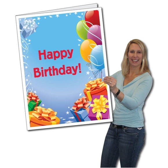 Jumbo Greeting Cards Giant Birthday Card — free download