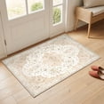 thumbnail image 1 of CHITOOMA 2'x3' Boho Runner Rug for Hallway, Machine Washable Stain Resistant Non-Shed Carpet, Floral Runner Rug with Non-Slip Backing for Kitchen, Entryway, Bedroom, Laundry, Bathroom, 1 of 7