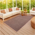 thumbnail image 1 of Koeckritz Rugs 2'x4' Soft Indoor/Outdoor Espresso Bound Area Rug Lightweight, Easy to Clean & Move, 1 of 8