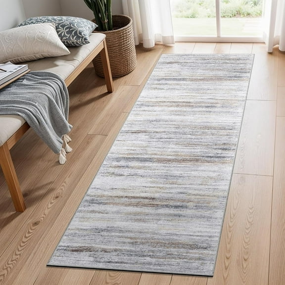 2'x6' Abstract Kitchen Runner Rug,Non-Slip Entryway Runner Laundry Rug,Soft Indoor Machine Washable Hallway Runner Rugs Throw Carpet for Living Room Bedroom Dining Room Hallway Kitchen