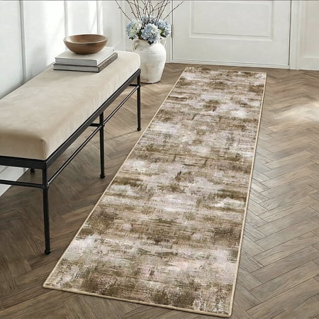 2'x6' Kitchen Runner Rug,Non-Slip Entryway Runner Laundry Rug,Boho Indoor Machine Washable Hallway Runner Rugs Throw Carpet for Living Room Bedroom Dining Room Hallway Kitchen