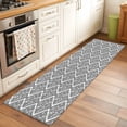 thumbnail image 1 of 2'x6' Rug Runners for Hallways Kitchen, Black White Non Slip Entryway Beside Floor Carpet Runner, Modern Abstract Art Farmhouse Washable Laundry Room Bedroom Throw Rugs Mat for Family Pet, 1 of 8