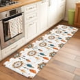 thumbnail image 1 of 2'x6' Rug Runners for Hallways Kitchen, Boho Geometric Non Slip Entryway Beside Floor Carpet Runner, Ethnic Feathers Patterns Retro Farmhouse Washable Laundry Room Bedroom Throw Rugs Mat, 1 of 8