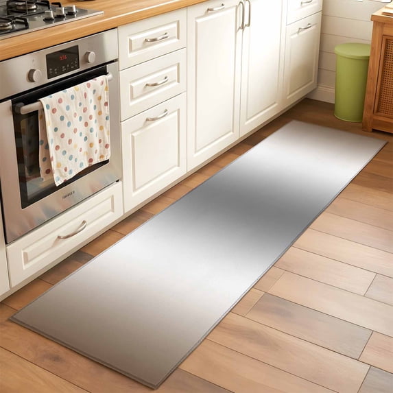 2'x6' Rug Runners for Hallways Kitchen, Brown Grey Non Slip Entryway Beside Floor Carpet Runner, Gray Farmhouse Modern Rustic Washable Laundry Room Bedroom Throw Rugs Mat for Family Pet