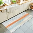 2'x6' Rug Runners for Hallways Kitchen, Burnt Orange Sunset Non Slip ...