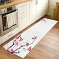 thumbnail image 1 of 2'x6' Rug Runners for Hallways Kitchen, Cherry Blossoms Non Slip Entryway Beside Floor Carpet Runner, Pink Pastoral Modern Gradient Spring Washable Laundry Room Bedroom Throw Rugs Mat for Family Pet, 1 of 8