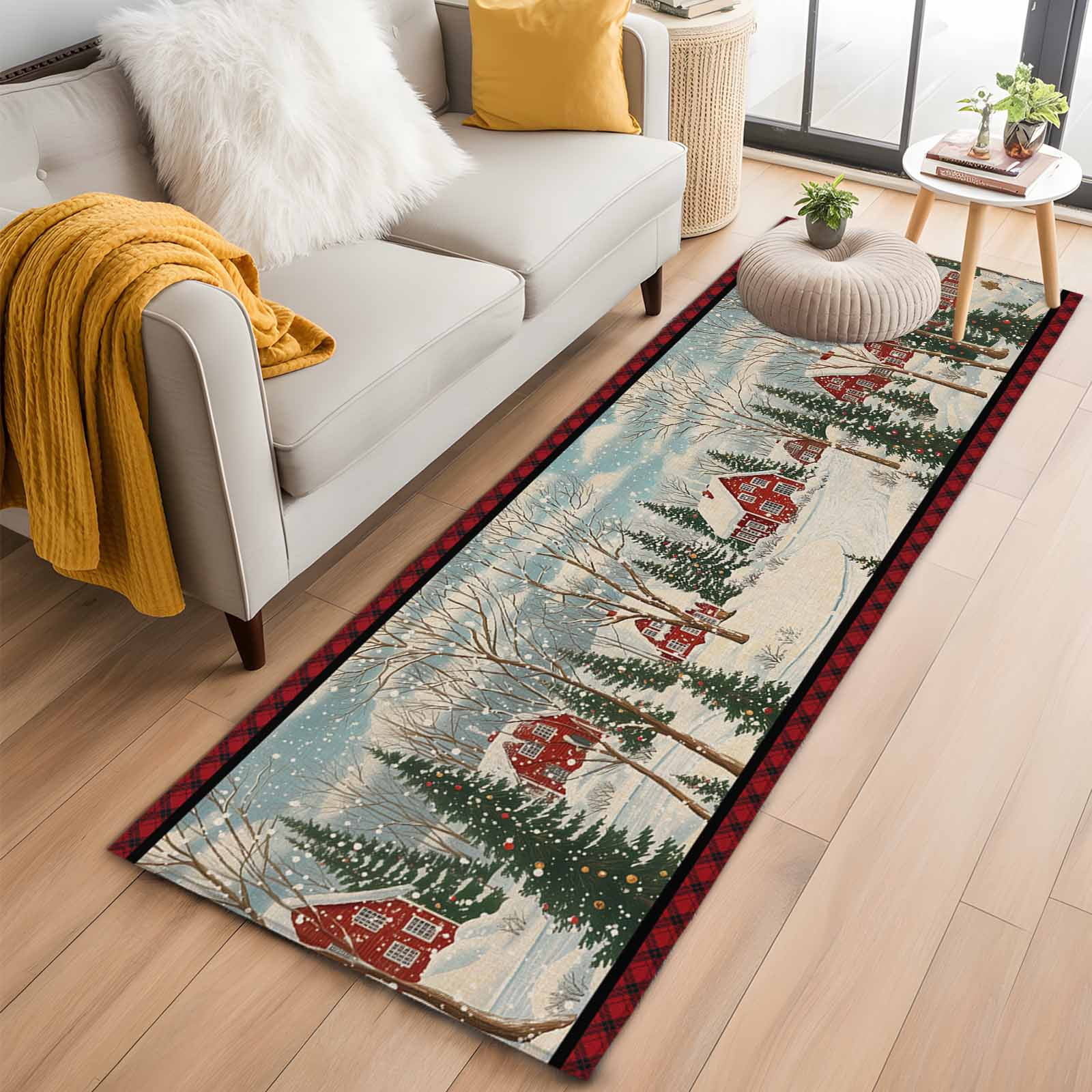 2'x6' Rug Runners for Hallways Kitchen, Christmas Non Slip Entryway ...