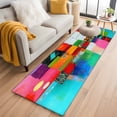 thumbnail image 1 of 2'x6' Rug Runners for Hallways Kitchen, Colorful Oil Painted Non Slip Entryway Beside Floor Carpet Runner, Modern Abstract Art Vintage Washable Laundry Room Bedroom Throw Rugs Mat for Family Pet, 1 of 8