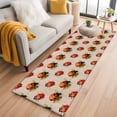 thumbnail image 1 of 2'x6' Rug Runners for Hallways Kitchen, Cute Ladybugs Non Slip Entryway Beside Floor Carpet Runner, Spring Botanical Leaves Vintage Washable Laundry Room Bedroom Throw Rugs Mat for Family Pet, 1 of 8
