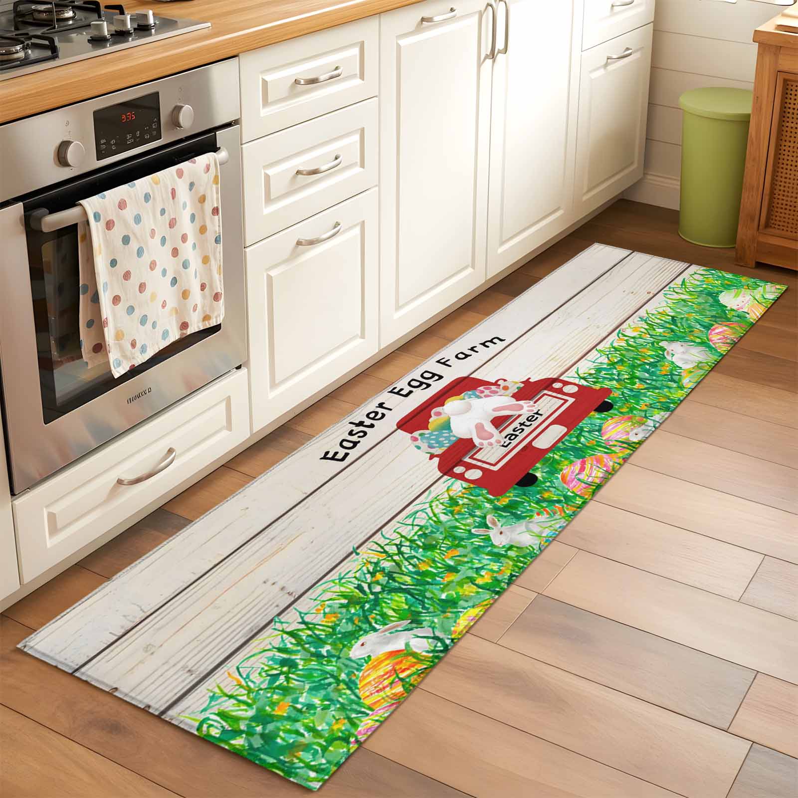 Happy Easter Rug 2'x6' Rug Runners for Hallways Kitchen, Happy Easter Non Slip Entryway ...
