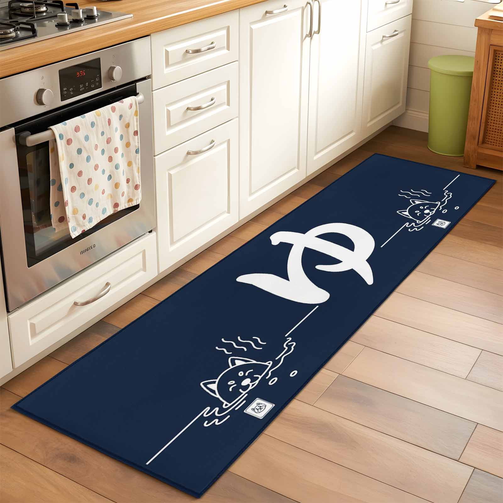 Japanese Rug Runner 2'x6' Rug Runners for Hallways Kitchen, Japanese Dog Non Slip Entryway ...