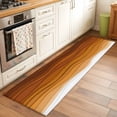 thumbnail image 1 of 2'x6' Rug Runners for Hallways Kitchen, Orange Ombre Stripes Non Slip Entryway Beside Floor Carpet Runner, Farmhouse Retro Abstract Waves Art Washable Laundry Room Bedroom Throw Rugs Mat, 1 of 8