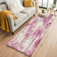 thumbnail image 1 of 2'x6' Rug Runners for Hallways Kitchen, Pink Ombre Non Slip Entryway Beside Floor Carpet Runner, Gradient Abstract Art Vintage Washable Laundry Room Bedroom Throw Rugs Mat for Family Pet, 1 of 8