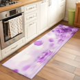 thumbnail image 1 of 2'x6' Rug Runners for Hallways Kitchen, Purple Rose Fantasy Non Slip Entryway Beside Floor Carpet Runner, Elegance Floral Romantic Reflection Washable Laundry Room Bedroom Throw Rugs Mat, 1 of 8