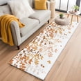 thumbnail image 1 of 2'x6' Rug Runners for Hallways Kitchen, Yellow Leaves Non Slip Entryway Beside Floor Carpet Runner, Summer Botanical Washable Laundry Room Bedroom Throw Rugs Mat for Family Pet, 1 of 8
