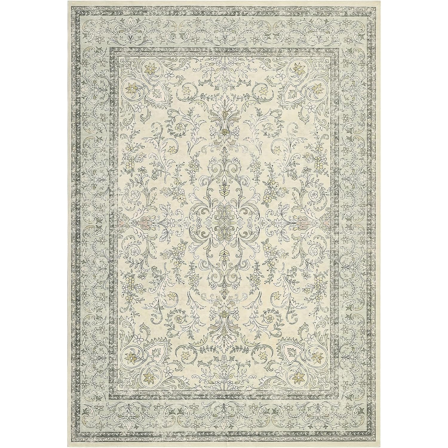 2'x6' Runner Rug, Boho Vintage Floral Carpet – Stain & Slip Resistant Low Pile Rug, Non-Slip Soft Thin Runner for Bedroom, Kitchen, Entryway, Hallway, Dining Room