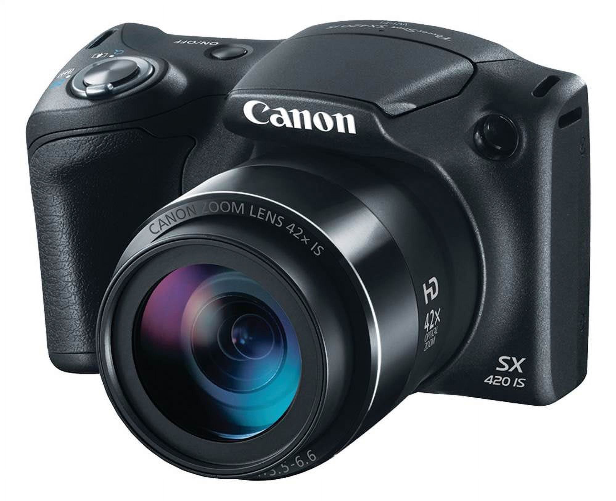 20.0-Megapixel PowerShot SX420 IS Digital Camera in Black ...