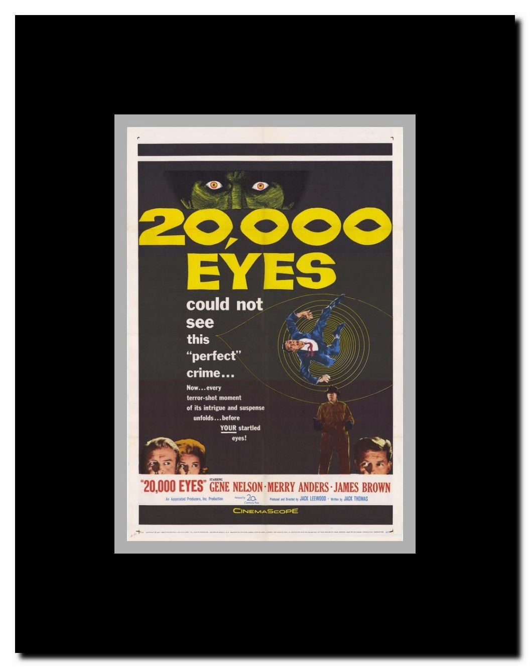 20 000 Eyes Framed Movie Poster