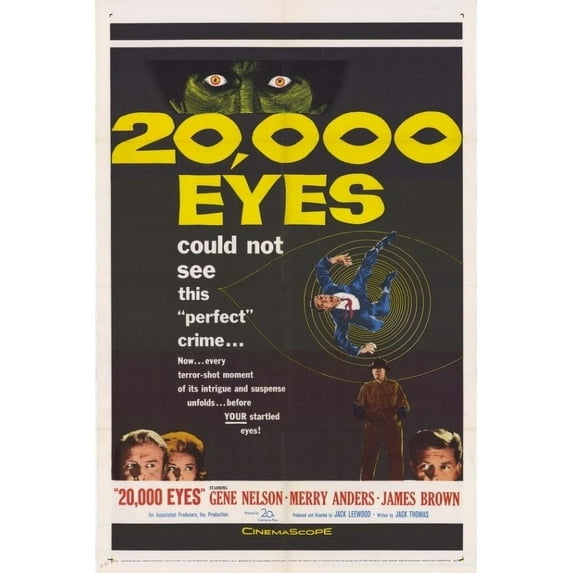 20,000 Eyes Movie Poster (11 x 17)