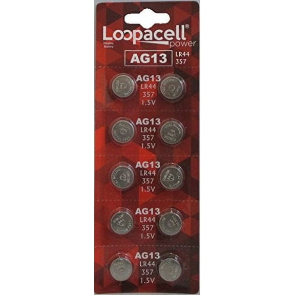 20,000 LOOPACELL LR44 AG13 357 Button-Cell Batteries