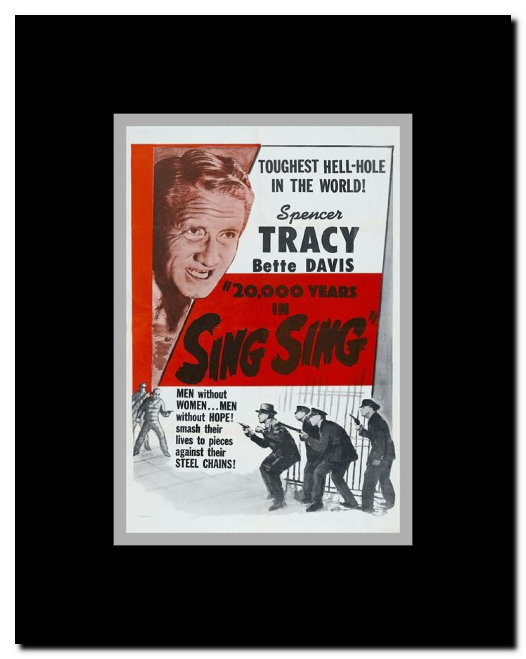 20 000 Years in Sing Sing Framed Movie Poster