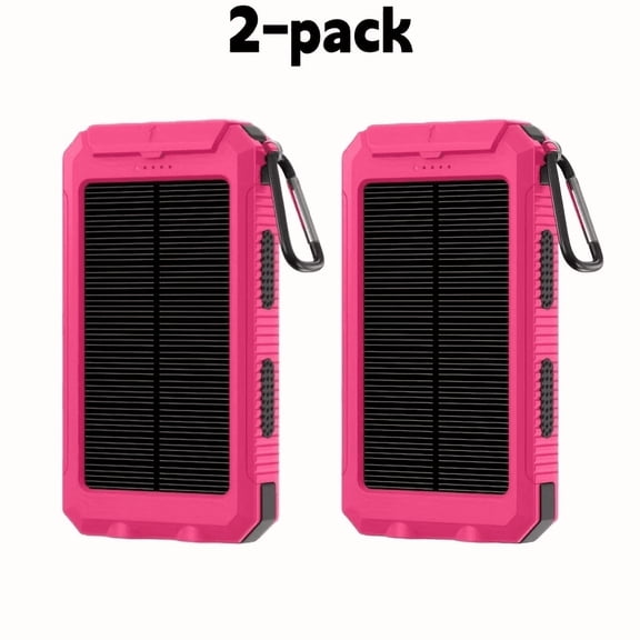 20,000mAh Portable Power Pack with Built-in LED Flashlight, 2 Count, 2 Count, 2 Count, 2 Pack